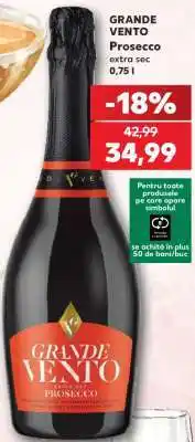Kaufland GRANDE VENTO Prosecco Ofertă