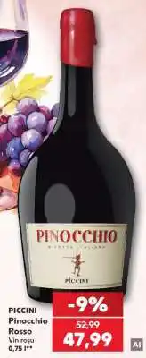 Kaufland PICCINI Pinocchio Rosso Ofertă