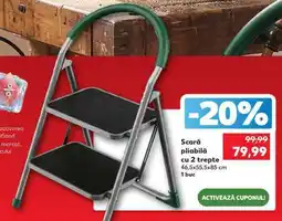 Kaufland Scară pliabilă cu 2 trepte Ofertă