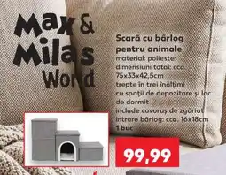 Kaufland Scară cu bârlog pentru animale Ofertă