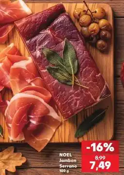 Kaufland NOEL Jambon Serrano 100 g Ofertă