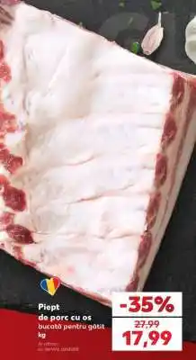 Kaufland Piept de porc cu os Ofertă