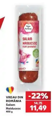 Kaufland Salam haiducesc Ofertă