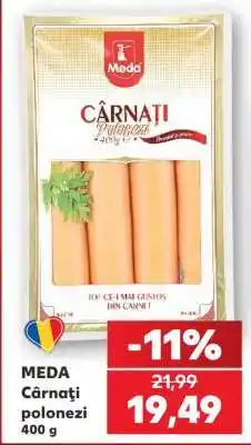 Kaufland MEDA Cârnaţi polonezi 400 g Ofertă