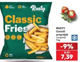 Kaufland RUSTY Cartofi preprăjiți congelați Ofertă
