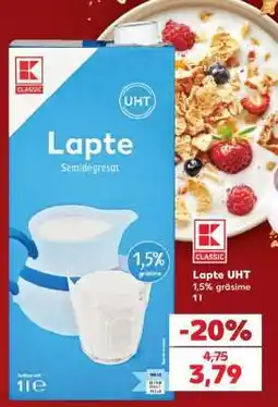 Kaufland Lapte UHT Ofertă