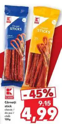 Kaufland Cârnați stick Ofertă