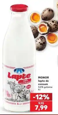 Kaufland MONOR Lapte de consum Ofertă