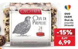Kaufland OVO FARM Ouă de prepeliță 24 bucăți Ofertă