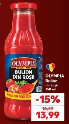 Kaufland OLYMPIA Bulion din roșii Ofertă