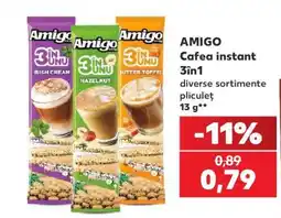 Kaufland AMIGO Cafea instant 3în1 Ofertă