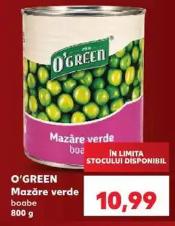 Kaufland O'GREEN Mazăre verde Ofertă