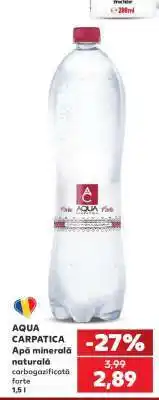 Kaufland AQUA CARPATICA Ofertă