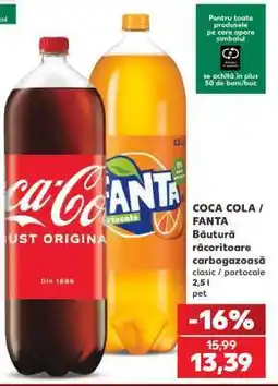 Kaufland COCA COLA / FANTA Ofertă