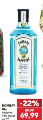 Kaufland BOMBAY Gin Ofertă