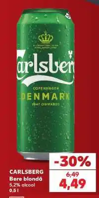 Kaufland CARLSBERG Bere blondă Ofertă