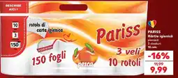 Kaufland Pariss Hârtie Igienică Piersică Ofertă