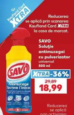 Kaufland SAVO Soluție antimucegai cu pulverizator Ofertă