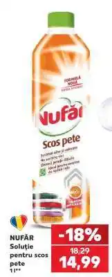 Kaufland NUFĂR Soluție pentru scos pete 1 l Ofertă