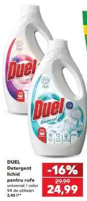 Kaufland DUEL DETERGENT LICHID Ofertă