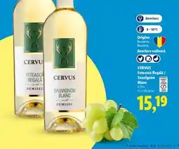 Lidl CERVUS Fetească Regală / Sauvignon Blanc Ofertă