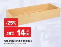 Carrefour Organizator din bambus Ofertă