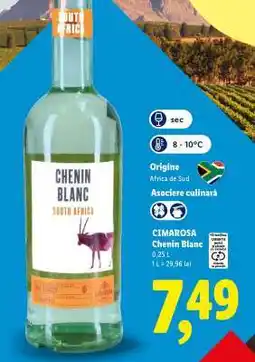 Lidl CIMAROSA Chenin Blanc Ofertă