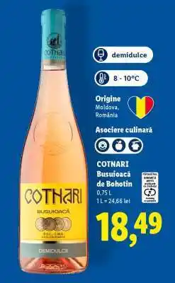 Lidl COTNARI Busuioacă de Bohotin Ofertă