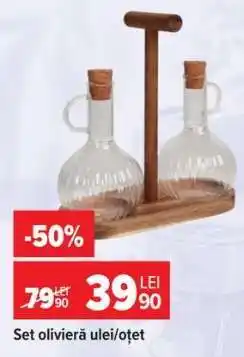 Carrefour Set olivieră ulei/oțet Ofertă