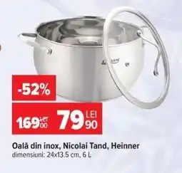 Carrefour Oală din inox, Nicolai Tand, Heinner Ofertă