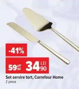 Carrefour Set servire tort, Carrefour Home Ofertă