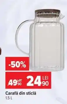 Carrefour Carafă din sticlă Ofertă