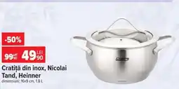 Carrefour Cratiță din inox, Nicolai Tand, Heinner Ofertă