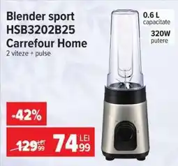 Carrefour Blender sport HSB3202B25 Carrefour Home Ofertă
