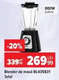 Carrefour Blender de masă BL435831 Tefal Ofertă