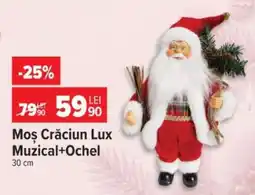 Carrefour Moș Crăciun Lux Muzical+Ochel Ofertă