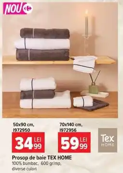 Carrefour Prosop de baie TEX HOME Ofertă