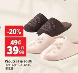 Carrefour Papuci casă adulți Ofertă