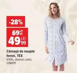 Carrefour Cămașă de noapte, femei, TEX Ofertă