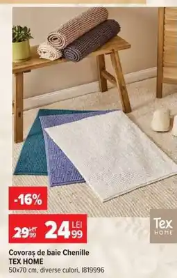 Carrefour Covoraș de baie Chenille TEX HOME Ofertă
