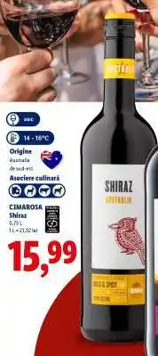 Lidl Cimarosa Shiraz Ofertă