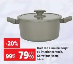 Carrefour Oală din aluminiu forjat cu interior ceramic, Carrefour Home Ofertă