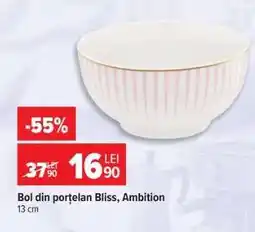 Carrefour Bol din porțelan Bliss, Ambition Ofertă