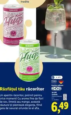 Lidl ALLINI Cocktail Hugo Ofertă