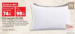 Carrefour Pernă ergonomică TEX HOME Ofertă