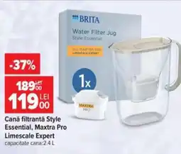 Carrefour Cană filtrantă Style Essential, Maxtra Pro Limescale Expert Ofertă