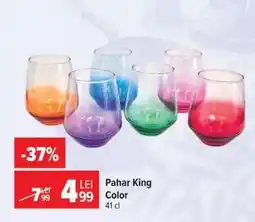 Carrefour Pahar King Color Ofertă