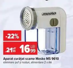 Carrefour Aparat curățat scame Mesko MS 9610 Ofertă