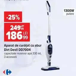 Carrefour Aparat de curățat cu abur Dirt Devil DD7004 Ofertă