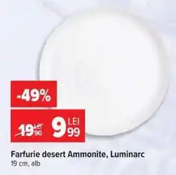 Carrefour Farfurie desert Ammonite, Luminarc Ofertă